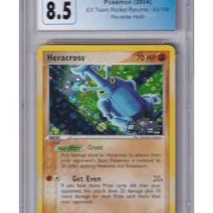 Heracross 43/109 Reverse Foil CGC 8.5