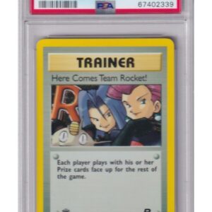 Here Comes Team Rocket! 15/82 1st Edition PSA 10