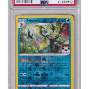 Inteleon Pokémon LEAGUE Stamp 058/202 Reverse Foil PSA 9