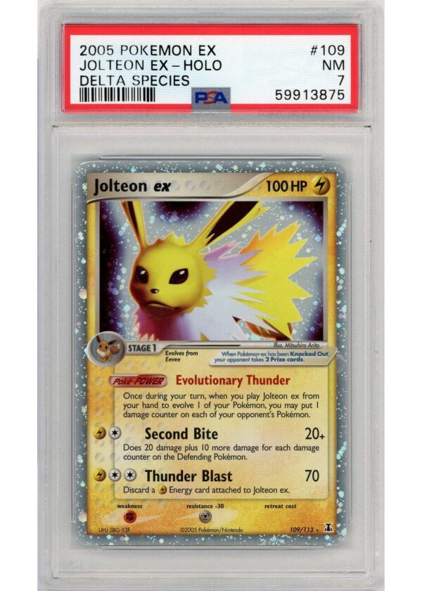 Jolteon ex - 109/113 - PSA 7