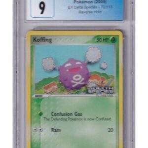 Koffing 72/113 Reverse Foil CGC 9