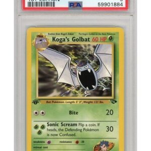 Koga's Golbat 46/132 1st Edition PSA 9