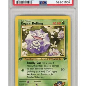 Koga's Koffing 79/132 1st Edition PSA 9