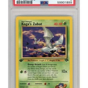 Koga's Zubat 83/132 1st Edition PSA 9