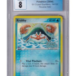 Krabby 54/100 Reverse Foil CGC 8