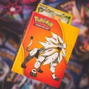 Pokémon mappe (mini) med vilkårligt Pokémonmotiv (1 kort pr. side)