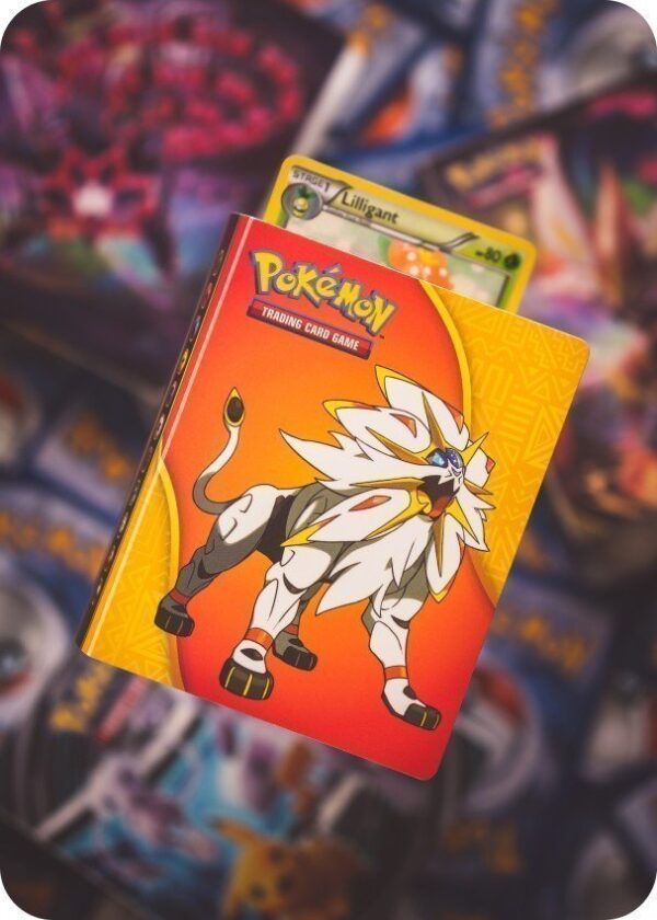 Pokémon mappe (mini) med vilkårligt Pokémonmotiv (1 kort pr. side)