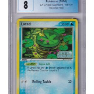 Lotad 55/100 Reverse Foil CGC 8