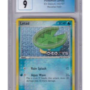 Lotad 63/107 Reverse Foil CGC 9
