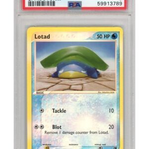 Lotad 67/100 Reverse Foil PSA 5