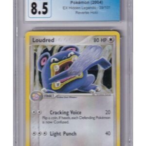 Loudred 39/101 Reverse Foil CGC 8.5
