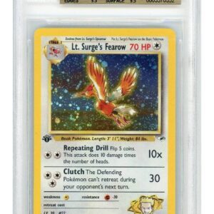 Lt. Surge's Fearow - 7/132 - 1st Edition - BGS 9.5