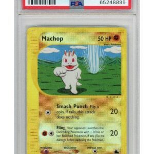 Machop 74/144 Reverse Foil PSA 8