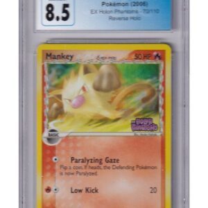 Mankey &delta; 70/110 Reverse Foil CGC 8.5
