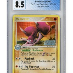 Medicham 25/100 Reverse Foil CGC 8.5