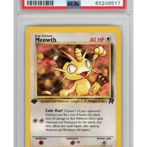 Meowth 62/82 1st Edition PSA 10