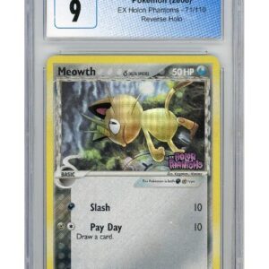 Meowth 71/110 Reverse Foil CGC 9