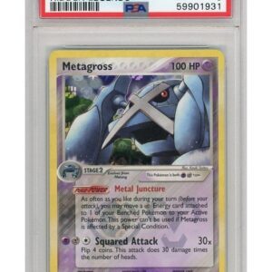Metagross 11/101 Reverse Foil PSA 8