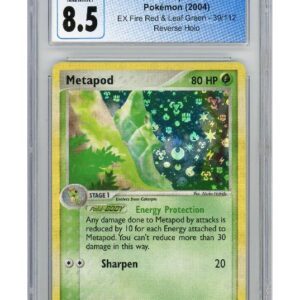 Metapod 39/110 Reverse Foil CGC 8.5