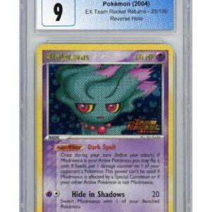 Misdreavus 25/109 Reverse Foil CGC 9