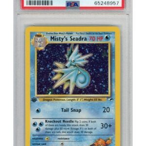 Misty's Seadra 9/132 1st Edition PSA 9