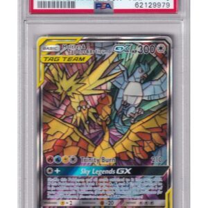 Moltres & Zapdos & Articuno GX SM210 PSA 9