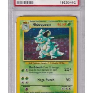 Nidoqueen No Symbol Error 7/64 PSA 7