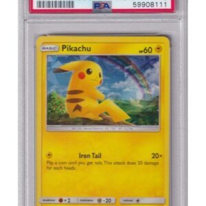 Pikachu Cracked Ice Holo 28/73 PSA 8