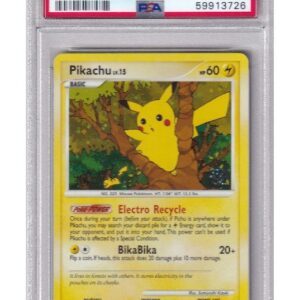 Pikachu Snowflake Stamp DP16 PSA 7
