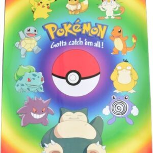 Plakat B - Pokeball og 10 forskellige pokemon