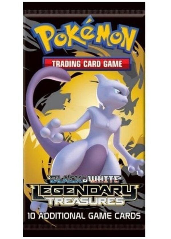 Booster Pack - B&W Legendary Treasures - Mewtwo pack art