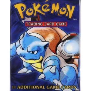 Pokémon Base Set Booster Pack  - Blastoise pack art