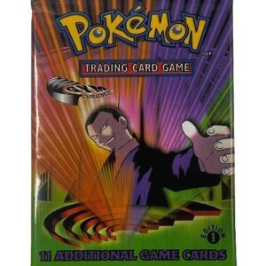 Pokémon Gym Challenge 1st Edition Booster Pack  - Giovanni pack art
