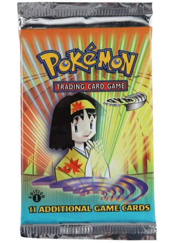 Booster Pack - Gym Heroes 1st Edition - Erika pack art