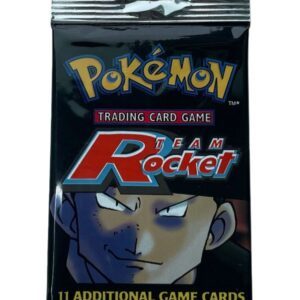 Pokémon Team Rocket long crimp Booster Pack  - Giovanni pack art