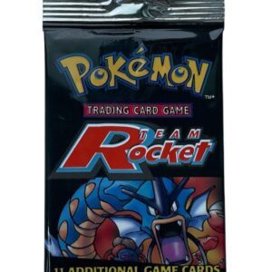 Pokémon Team Rocket long crimp Booster Pack  - Gyarados pack art