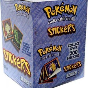Pokémon klistermærker Box (30 pakker) - Stickers Series 1