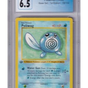 Poliwag 59/102 1st Edition CGC 6.5