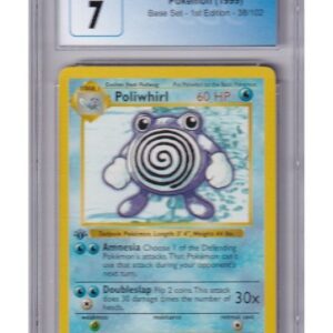 Poliwhirl 38/102 1st Edition CGC 7