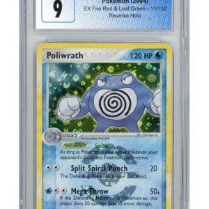 Poliwrath - 11/110 - Reverse Foil - CGC 9