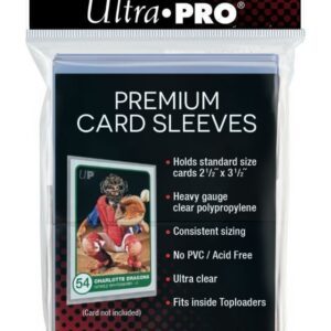 Premium card sleeves (Klar) Deck Protector Sleeves 100 stk. top-loading (63,5x89mm) - Ultra Pro