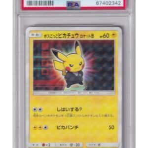 Pretend Boss Pikachu Team Rocket 191/SM-P PSA 10