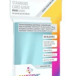 Prime standard (Klar) Deck Protector Sleeves 50 stk. top-loading (66x91mm) - GameGenic