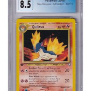 Quilava 46/111 1st Edition CGC 8.5