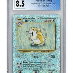 Raticate 61/110 Reverse Foil CGC 8.5