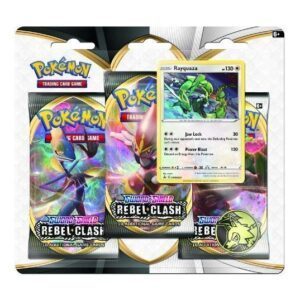 Rayquaza blister pack (3 stk.) - SWSH Rebel Clash