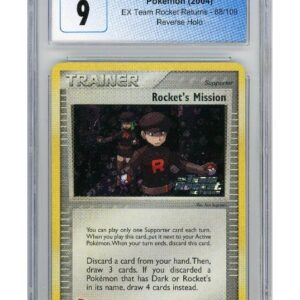 Rocket's Mission 88/109 Reverse Foil CGC 9