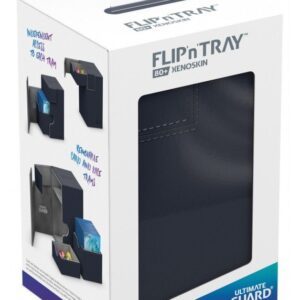 <STRONG>Deck box (Blå) - Flip'n'Tray 80+ XenoSkin™ - Ultimate Guard</STRONG>
