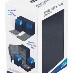 <STRONG>Deck box (Blå) - Twin Flip'n'Tray 160+ XenoSkin™ - Ultimate Guard</STRONG>