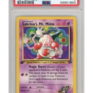 Sabrina's Mr. Mime 59/132 1st Edition PSA 9